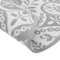 vidaXL Alfombra de exterior PP gris claro Ø200 cm vidaXL Alfombra de exterior PP gris claro Ø200 cm