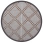 vidaXL Alfombra de exterior PP marrón Ø200 cm vidaXL Alfombra de exterior PP marrón Ø200 cm