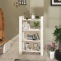 vidaXL Estantería/divisor de espacios madera pino blanco 80x35x125 cm