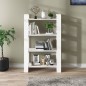 vidaXL Estantería/divisor de espacios madera pino blanco 80x35x125 cm