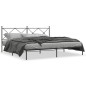 vidaXL Estructura de cama con cabecero metal negro 200x200 cm vidaXL Estructura de cama con cabecero metal negro 200x200 cm