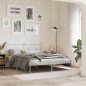 vidaXL Estructura de cama con cabecero metal blanca 160x200 cm
