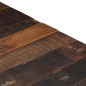 vidaXL Mesa de centro acero inoxidable madera maciza traviesa plateado vidaXL Mesa de centro acero inoxidable madera maciza traviesa plateado