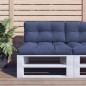 vidaXL Cojín para sofá de palets de tela azul marino 120x40x12 cm vidaXL Cojín para sofá de palets de tela azul marino 120x40x12 cm