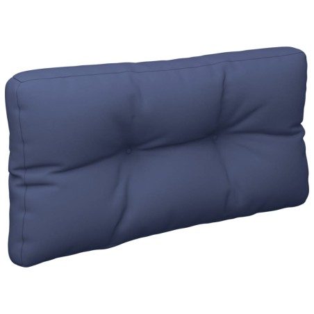 vidaXL Cojín para sofá de palets de tela azul marino 120x40x12 cm