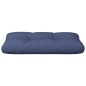 vidaXL Cojín para sofá de palets de tela azul marino 120x40x12 cm vidaXL Cojín para sofá de palets de tela azul marino 120x40x12 cm