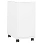 vidaXL Armario archivador móvil acero blanco 30x45x59 cm vidaXL Armario archivador móvil acero blanco 30x45x59 cm
