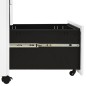 vidaXL Armario archivador móvil acero blanco 30x45x59 cm vidaXL Armario archivador móvil acero blanco 30x45x59 cm