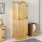 vidaXL Armario Corona madera maciza de pino 55x52x170 cm vidaXL Armario Corona madera maciza de pino 55x52x170 cm