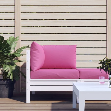 vidaXL Cojines para palés 3 piezas tela Oxford rosa
