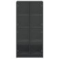 vidaXL Aparador alto con puertas madera ingeniería negro 68x37x142 cm vidaXL Aparador alto con puertas madera ingeniería negro 68x37x142 cm