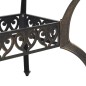 vidaXL Mesa de jardín aluminio fundido bronce 150x90x72 cm vidaXL Mesa de jardín aluminio fundido bronce 150x90x72 cm