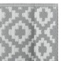 vidaXL Alfombra de exterior PP gris 80x150 cm vidaXL Alfombra de exterior PP gris 80x150 cm
