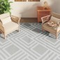 vidaXL Alfombra de exterior PP gris 190x290 cm vidaXL Alfombra de exterior PP gris 190x290 cm