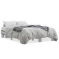 vidaXL Estructura cama madera ingeniería metal gris Sonoma 140x200 cm vidaXL Estructura cama madera ingeniería metal gris Sonoma 140x200 cm