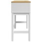 vidaXL Mesa consola FLORO madera maciza de pino blanco 89,5x36,5x73 cm vidaXL Mesa consola FLORO madera maciza de pino blanco 89,5x36,5x73 cm
