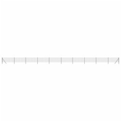 vidaXL Cerca de alambre de acero galvanizado gris antracita 0,8x25 m