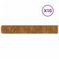vidaXL Bordes de césped acero corten flexible 10 piezas 15x103 cm vidaXL Bordes de césped acero corten flexible 10 piezas 15x103 cm
