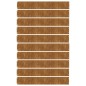 vidaXL Bordes de césped acero corten flexible 10 piezas 15x103 cm vidaXL Bordes de césped acero corten flexible 10 piezas 15x103 cm