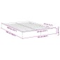 vidaXL Estructura de cama madera de ingeniería roble ahumado 120x200cm vidaXL Estructura de cama madera de ingeniería roble ahumado 120x200cm