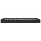 vidaXL Estructura de cama madera de ingeniería negra 90x200 cm