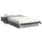 vidaXL Estructura de cama madera de ingeniería gris hormigón 90x200cm vidaXL Estructura de cama madera de ingeniería gris hormigón 90x200cm