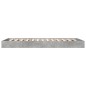 vidaXL Estructura de cama madera de ingeniería gris hormigón 90x200cm vidaXL Estructura de cama madera de ingeniería gris hormigón 90x200cm