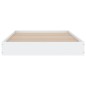 vidaXL Estructura de cama madera de ingeniería blanca 90x190 cm vidaXL Estructura de cama madera de ingeniería blanca 90x190 cm
