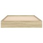 vidaXL Estructura de cama madera de ingeniería roble Sonoma 90x190 cm vidaXL Estructura de cama madera de ingeniería roble Sonoma 90x190 cm
