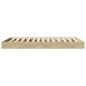vidaXL Estructura de cama madera de ingeniería roble Sonoma 90x190 cm vidaXL Estructura de cama madera de ingeniería roble Sonoma 90x190 cm