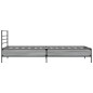 vidaXL Estructura cama madera ingeniería metal gris Sonoma 100x200 cm vidaXL Estructura cama madera ingeniería metal gris Sonoma 100x200 cm