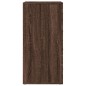 vidaXL Aparadores 2 uds madera de ingeniería marrón roble 60x39x80 cm vidaXL Aparadores 2 uds madera de ingeniería marrón roble 60x39x80 cm