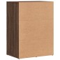 vidaXL Aparadores 2 uds madera de ingeniería roble marrón 59x39x80 cm vidaXL Aparadores 2 uds madera de ingeniería roble marrón 59x39x80 cm