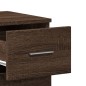 vidaXL Aparadores 2 uds madera de ingeniería roble marrón 59x39x80 cm vidaXL Aparadores 2 uds madera de ingeniería roble marrón 59x39x80 cm