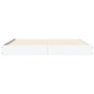 vidaXL Estructura de cama madera de ingeniería blanca 160x200 cm vidaXL Estructura de cama madera de ingeniería blanca 160x200 cm