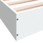 vidaXL Estructura de cama madera de ingeniería blanca 160x200 cm vidaXL Estructura de cama madera de ingeniería blanca 160x200 cm