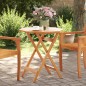 vidaXL Mesa de jardín plegable madera maciza de acacia Ø70x75 cm vidaXL Mesa de jardín plegable madera maciza de acacia Ø70x75 cm