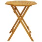 vidaXL Mesa de jardín plegable madera maciza de acacia Ø70x75 cm vidaXL Mesa de jardín plegable madera maciza de acacia Ø70x75 cm