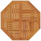vidaXL Mesa de jardín plegable madera maciza de acacia Ø70x75 cm vidaXL Mesa de jardín plegable madera maciza de acacia Ø70x75 cm