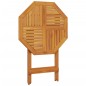 vidaXL Mesa de jardín plegable madera maciza de acacia Ø70x75 cm vidaXL Mesa de jardín plegable madera maciza de acacia Ø70x75 cm