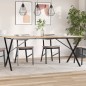 vidaXL Patas de mesa comedor estructura X hierro fundido 160x80x73 cm vidaXL Patas de mesa comedor estructura X hierro fundido 160x80x73 cm