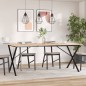 vidaXL Patas de mesa comedor estructura X hierro fundido 160x80x73 cm vidaXL Patas de mesa comedor estructura X hierro fundido 160x80x73 cm