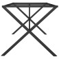 vidaXL Patas de mesa comedor estructura X hierro fundido 160x80x73 cm vidaXL Patas de mesa comedor estructura X hierro fundido 160x80x73 cm