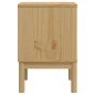 vidaXL Mesita de noche FLORO madera de pino marrón cera 45x39x57 cm vidaXL Mesita de noche FLORO madera de pino marrón cera 45x39x57 cm