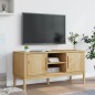 vidaXL Mueble de TV FLORO madera maciza pino marrón cera 114x43x55 cm vidaXL Mueble de TV FLORO madera maciza pino marrón cera 114x43x55 cm