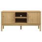 vidaXL Mueble de TV FLORO madera maciza pino marrón cera 114x43x55 cm vidaXL Mueble de TV FLORO madera maciza pino marrón cera 114x43x55 cm