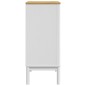 vidaXL Cómoda cajonera FLORO madera maciza de pino blanco vidaXL Cómoda cajonera FLORO madera maciza de pino blanco