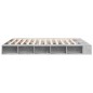 vidaXL Estructura de cama madera de ingeniería gris hormigón 200x200cm vidaXL Estructura de cama madera de ingeniería gris hormigón 200x200cm
