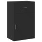 vidaXL Armario de almacenaje madera de ingeniería negro 56,5x39x90 cm vidaXL Armario de almacenaje madera de ingeniería negro 56,5x39x90 cm