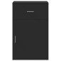 vidaXL Armario de almacenaje madera de ingeniería negro 56,5x39x90 cm vidaXL Armario de almacenaje madera de ingeniería negro 56,5x39x90 cm